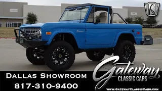 1973 Ford Bronco Restomod For Sale #1457-DFW Gateway Classic Cars of Dallas