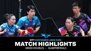 Jang/Jeon vs Zhou/He | XD QF | WTT Contender Lagos 2023