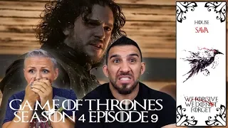 Game of Thrones Season 4 Episode 9 'The Watchers on the Wall' REACTION!!