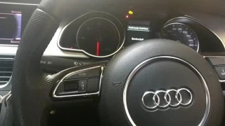 How to easily reset Audi A5 service message