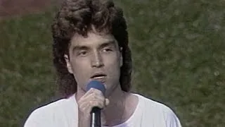 1990ASG: Richard Marx performs national anthem at ASG