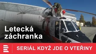 Letecká záchranka Armády ČR: Do vzduchu musí i několikrát za den