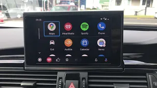 Audi RS7 Apple CarPlay and Android Auto