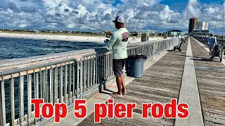 TOP 5 PIER FISHING RODS You Need to Own!