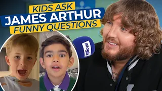 JAMES ARTHUR answers adorable questions from kids | Mini Magic