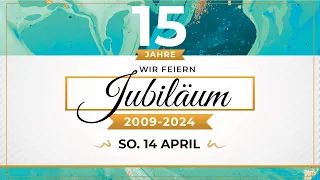 14. April 2024 | 15 Jahre Jubiläum | Юбилей 15 лет