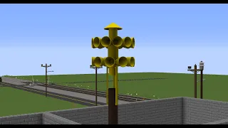 Functional Minecraft Siren concept using the Immersive Railroading mod