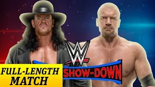 WWE Super Showdown 2018  The Undertaker vs. Triple H (FULL MATCH Simulation)