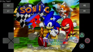 Running Sonic Gems Collection (PS2 game) on android (Play! Emulator PS2)