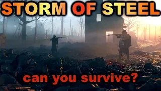 Storm Of Steel - How Long Can You Survive?  Battlefield 1 [PS4]