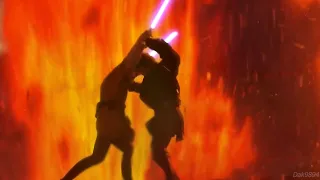 Anakin vs Obi Wan but its "I Need a Hero" from Shrek 2