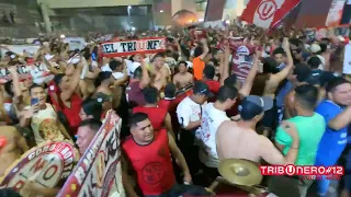 TRINCHERA NORTE LA PREVIA (completa) - UNIVERSITARIO VS LDU QUITO 2024 LIBERTADORES