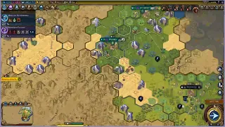 Sid Meiers Civilization VI Gathering Storm , Egypt marathon live game