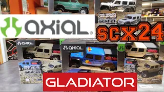 Nuevo Axial SCX24 GLADIATOR ,lo enseñamos y comparamos con el resto de la gama,ojo que hay cambios!!