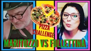 pizza challenge con il maritozzo con la panna