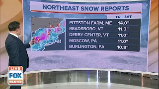 Major Winter Storm Brings More Than A Foot Of Snow To Parts Of The Northeast