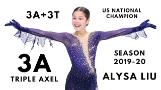 Alysa Liu 3A TRIPLE AXEL | Season 2019-20