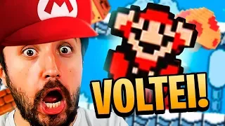 EU VOLTEI COM SUPER MARIO MAKER - Leon