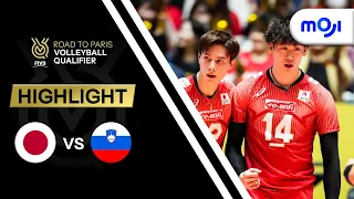 Jepang vs Slovenia (3-0) - Highlight FIVB Road to Paris Volleyball Qualifier 2023 Men