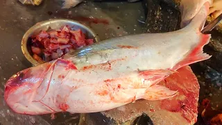 Giant Pangas Fish Cutting Skills | Amazing Fish Cutting Skills Live In Bangladesh