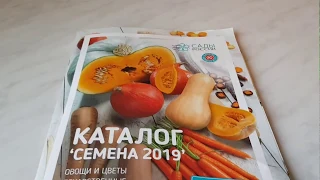 Обзор каталога " Семена 2019 " от Садов России