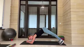 At home workout with Tatiana Volosozhar via TACC