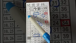 (超群今彩539),11月10日,精華版路分析,請訂閱按小鈴鐺,謝謝感恩.