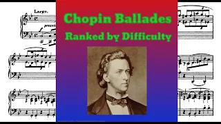 Chopin Ballades Ranked by Difficulty