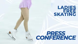 Press Conference: Ladies Free Skating | ISU #WorldFigure Skating Championships | Stockholm 2021