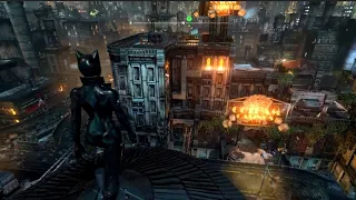 Batman Arkham City - Catwoman Free Roam Gameplay  (PS4)