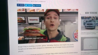 Genius Burger King ad (Google Assistant)