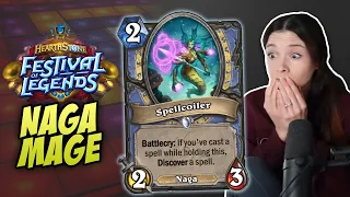 UNLIMITED Mana with This Top 50 Naga Mage | Alliestrasza Hearthstone
