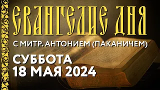 Суббота, 18 мая 2024 года. Толкование Евангелия с митр. Антонием (Паканичем).