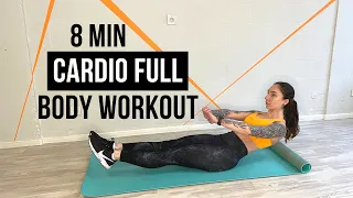 8 MIN CARDIO FULL BODY WORKOUT - quick workout / No equipment