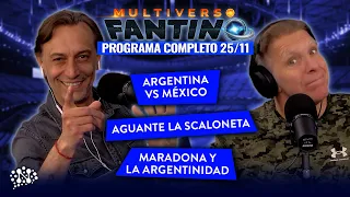 Argentina - México en Multiverso Fantino - 25/11