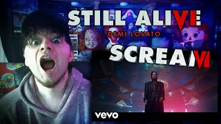 STILL ALIVE (Official Music Video) | Demi Lovato REACTION | Building up that SCREAM 6 HYPE !