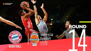 Bayern edges Valencia! | Round 14, Highlights | Turkish Airlines EuroLeague