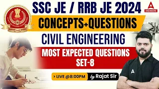 SSC JE/RRB JE Civil Engineering Questions #8 | By Rajat Sir