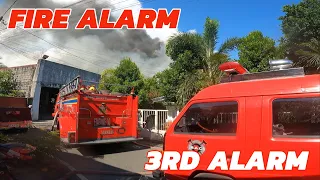 Fire alarm at L. Pascual St., Barangay Baesa, Quezon City | 3rd alarm | 04/23/24