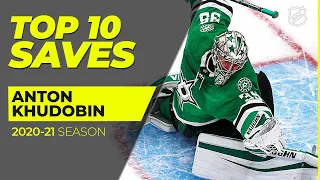 Top 10 Anton Khudobin Saves from the 2021 NHL Season