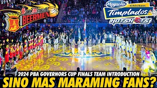 2024 PBA FINALS TEAM INTRODUCTION: Magnolia Hotshots vs San Miguel Beermen SINO MAS MARAMING FANS?