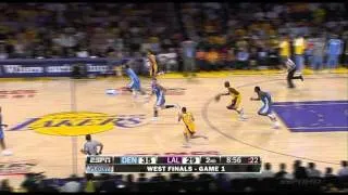 05 19 2009   WCF Game 1   Nuggets vs  Lakers   1st Half Highlights