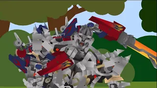 Transformers: ROTF Forest Battle Sticknodes Animation (Preview)