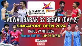 Jadwal Badminton Singapore Open 2024 Hari Ini: Ginting vs Lee Zii Jia, Live iNews TV Jam 09.00 WIB