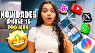 MOSTRANDO MEUS APPS E NOVIDADES DO MEU IPHONE 15 PRO MAX