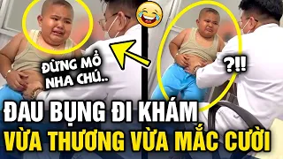 Đau bụng ĐI KHÁM, cậu bé mếu máo 'CẦU XIN' bác sĩ khiến ai nấy vừa thương vừa buồn cười | Tin 3 Phút