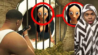 WE FOUND MOMO IN THE SEWER IN GTA 5! (GTA 5 MODS RP)