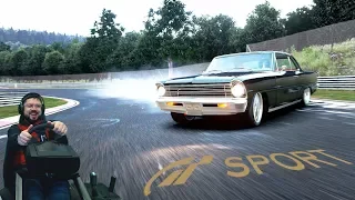 Настоящий зверь на Северной петле!!! Nürburgring Nordschleife и Chevy Nova 1967 в GT: Sport