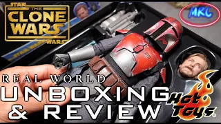 Exclusive!Hot Toys Obi- Wan Mandalorian Armor Star Wars The Clone Wars 1/6th scale Unboxing & Review