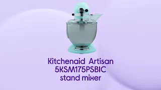 KitchenAid Artisan 5KSM175PSBIC Stand Mixer - Ice Blue - Product Overview
